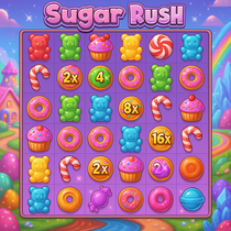 BacanaPlay - Sugar Rush Slot Game - Pragmatic Play